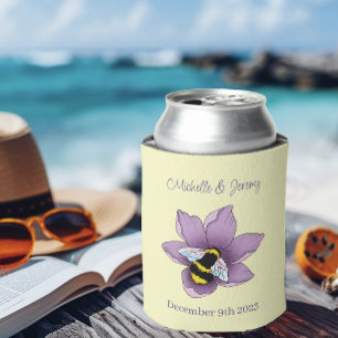 Hummeladenkäfer Blume Gelbe Hochzeit Dosenkühler