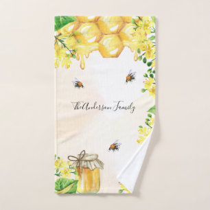 Hummelbienen Honigblüten Handtuch