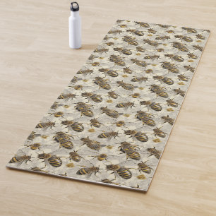 Hummelbienen Yogamatte