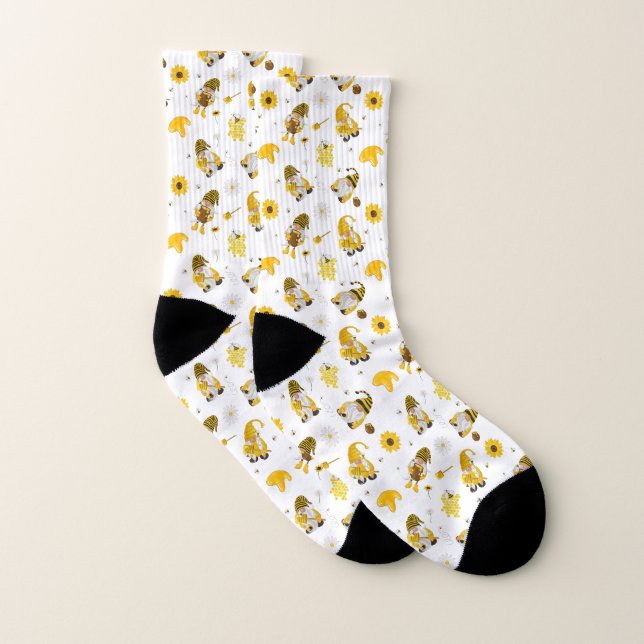 Hummelblume Gelbe Gnomsocken Socken (Paar)