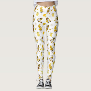 Hummelblume Gelbe Leggings