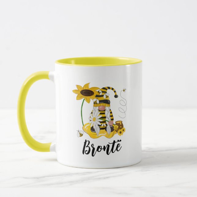 Hummelblume Personalisierte Gnome-Tasse Tasse (Links)