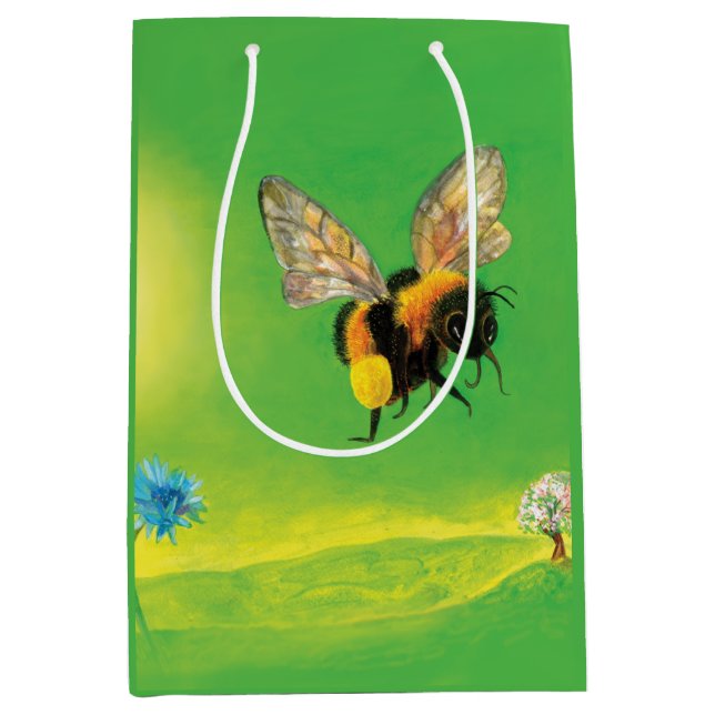 Hummelflug Mittlere Geschenktüte (Vorderseite)