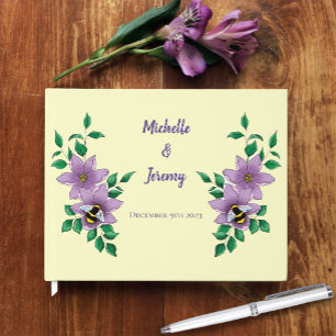 Hummellavender-Blume Gelb Gästebuch