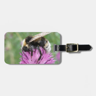 Hummeln auf einem Distle Custom Luggage Tag Gepäckanhänger