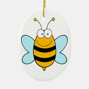 Hummeln-Cartoon Keramikornament