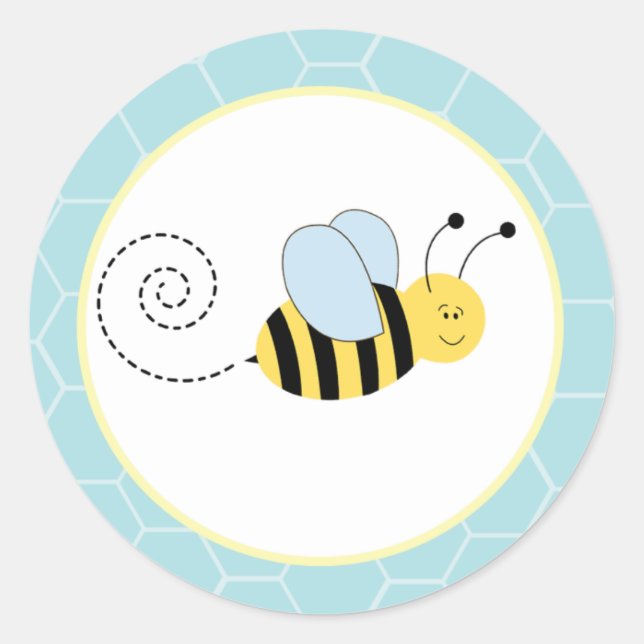 Hummeln kaufen Umschlag Aufkleber/Topper 20 Runder Aufkleber (Vorderseite)