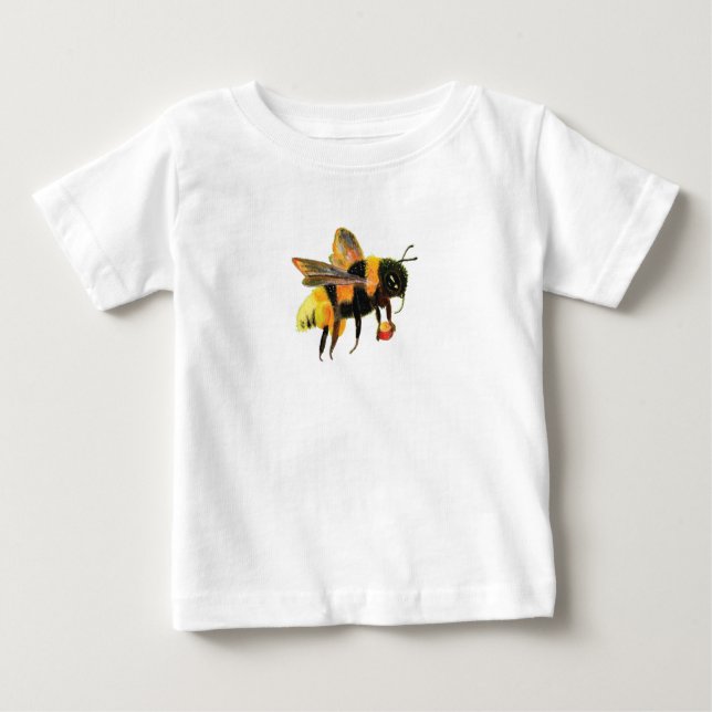 Hummeln mit Pollen Baby T-shirt (Vorderseite)