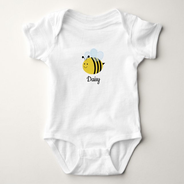 Hummeln Personalisiert Baby Strampler (Vorderseite)