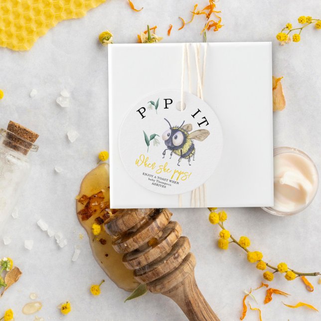 Hummeln - Pop! Wenn sie Pop! Geschenkanhänger (Von Creator hochgeladen)