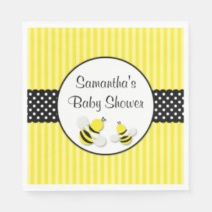 Hummeln Striped Polka Dots Baby Dusche Serviette