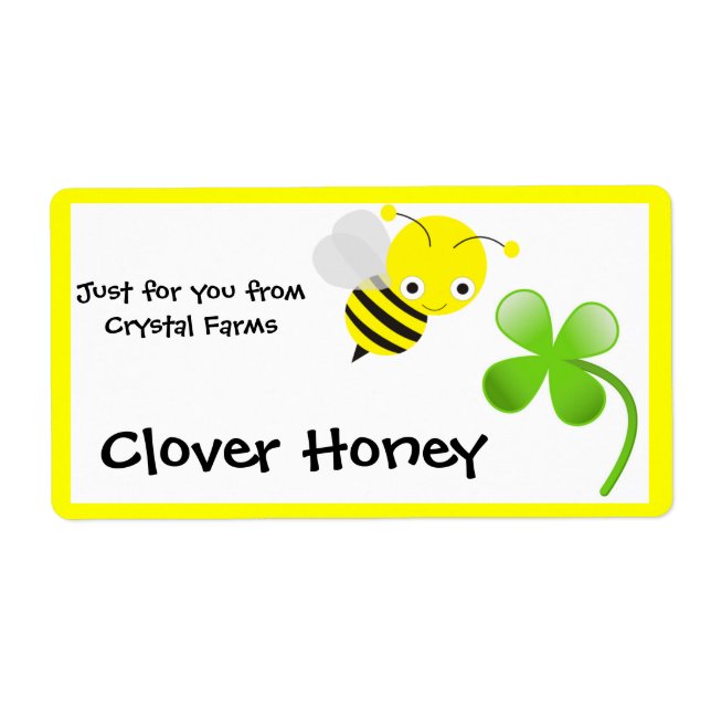 Hummeln und Clover Food Labels (Vorne)