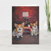 Hummeln und Dawgins Hallo-Karte