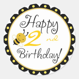 Hummelsticker HBR2 Runder Aufkleber