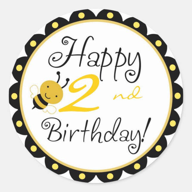 Hummelsticker HBR2 Runder Aufkleber (Vorderseite)