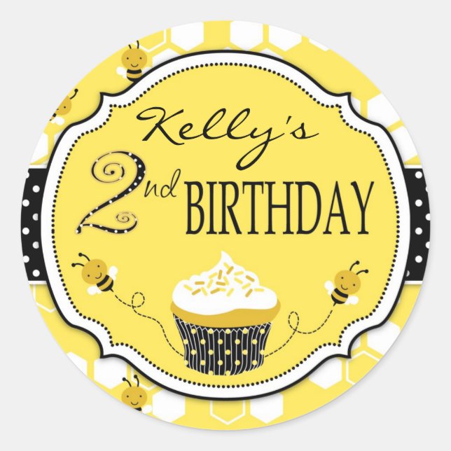 Hummelsticker R2 Runder Aufkleber (Vorderseite)