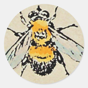 Hummelsticker Runder Aufkleber