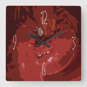 Hummer abstrakt quadratische wanduhr