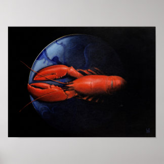 Hummer auf Tiffany Plate Poster