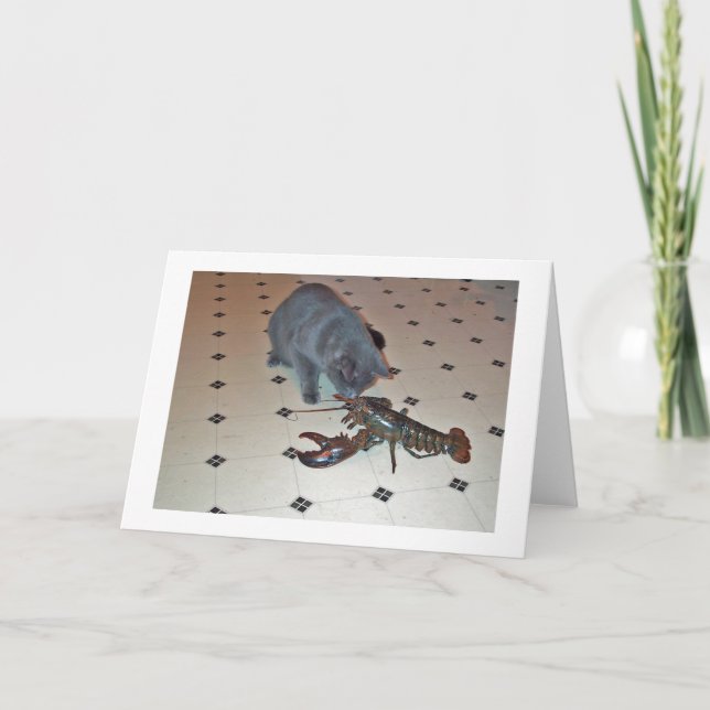 Hummer backen Karte (Vorderseite)