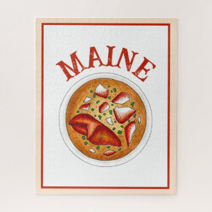 Hummer Bisque Suppe Meeresfrüchte Kochen Maine ME Puzzle