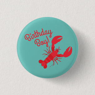 Hummer Boil Geburtstagsparty Niedlich Kids Button