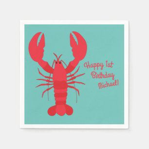 Hummer Boil Geburtstagsparty Niedlich Kids Serviette