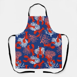 Hummer-Boil-Party Gemustert Schürze