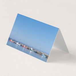 Hummer-Fischerboote gefaltete Visitenkarten