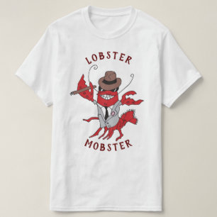 Hummer Gangster-Hummer 🦞 Lustige Cartoon-Gangster T-Shirt