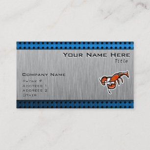 Hummer; Gebürsteter Metallblick Visitenkarte