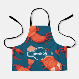 Hummer Geometrisches Personalisiertes Muster Schürze