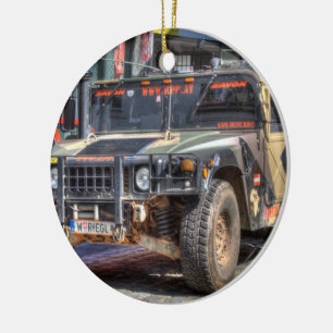 Hummer H1 Keramik Ornament