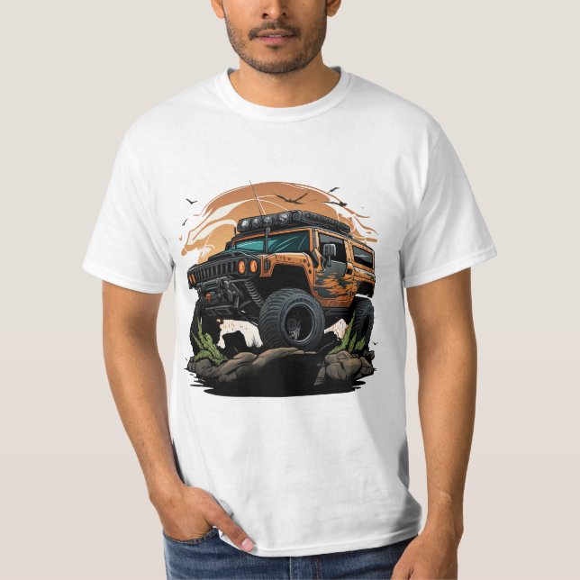 Hummer H1 Rock Crawler T-Shirt (Vorderseite)