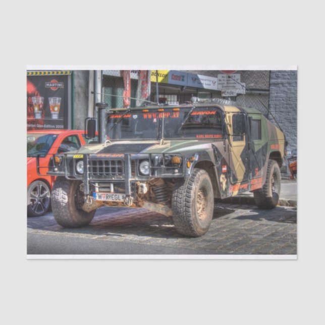 Hummer H1 Seidenpapier (Vorderseite)