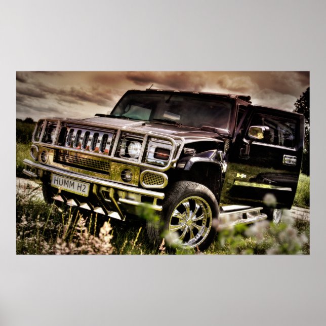 Hummer H2 Print Poster (Vorne)