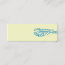 Hummer hellblau Serie Mini Visitenkarte