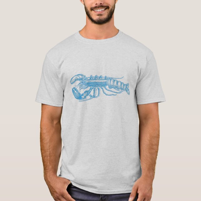 Hummer hellblau Serie T-Shirt (Vorderseite)