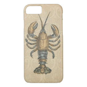 Hummer-Illustration Antique Maine Seafood iPhone 8/7 Hülle