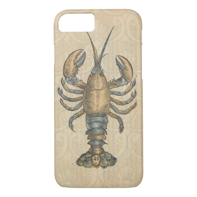 Hummer-Illustration Antique Maine Seafood Case-Mate iPhone Hülle (Rückseite)