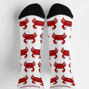 Hummer-Krebs-Design Socken