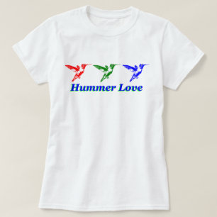Hummer Liebe Hummingbird Shirt für leichte Farbst