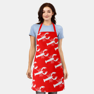 Hummer-Liebe-Rotes-Restaurant-All-Over-Print-Schür Schürze