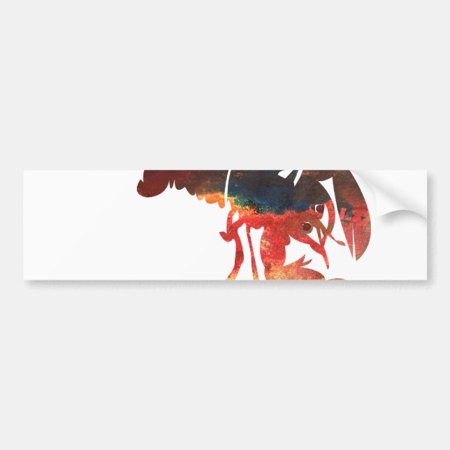 Hummer-Medien-Collage Autoaufkleber (Vorne)