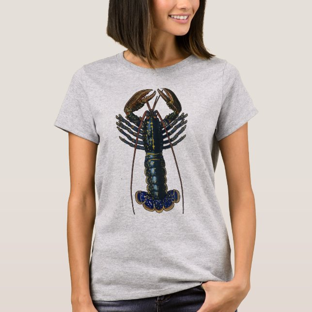 Hummer-Meeresfrüchte Maine Classic Ocean T-Shirt (Vorderseite)