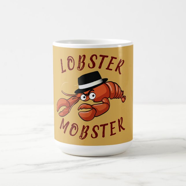 Hummer Mobster 🦞 weiträumiger Mit Augen Niedliche Kaffeetasse (Mittel)