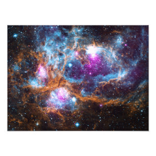 Hummer-Nebel - Kosmisches Winterwunderland Fotodruck
