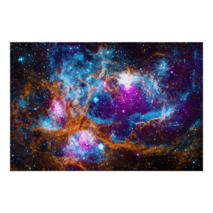 Hummer-Nebel oder NGC 6357, ZGOA Poster