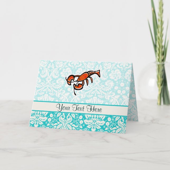 Hummer; Niedlich Karte (Vorderseite)