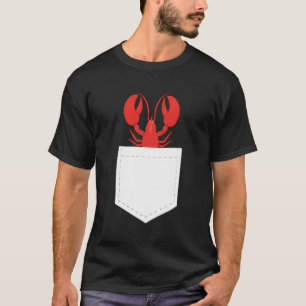 Hummer Pocket Seafood Crawfish Hummer T-Shirt